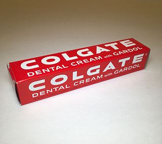 <span class="mw-page-title-main">Colgate (toothpaste)</span> Dental hygiene product