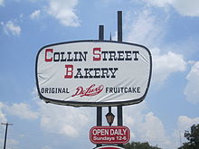 Collin Street Bakery sign, Corsicana, TX IMG 0622.JPG