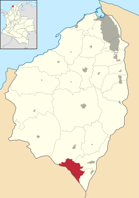 Mapa a pakabirukan ti Santa Lucía
