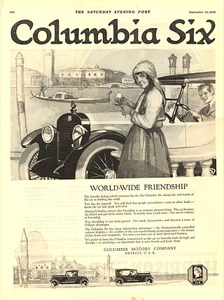 <span class="mw-page-title-main">Columbia Motors</span> Defunct American motor vehicle manufacturer