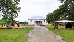 The community center in Rosanky. Community Center Rosanky Texas 2024.jpg