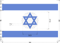 以色列国旗设计图