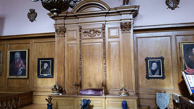 Courtroom of the Earl Marshall, Court of Chivalry, College of Arms, London