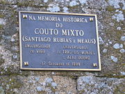 Couto Mixto: Etimoloxía, Historia, Cultura