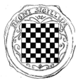 Šahovnica na pečatu naslednika Hrvatske (1526)
