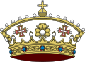 Crown of the royal princes of iItaly (1890).svg
