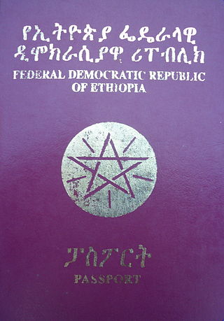 <span class="mw-page-title-main">Ethiopian passport</span> Travel document issued to citizens of Ethiopia