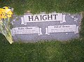 David B. Haight's grave marker