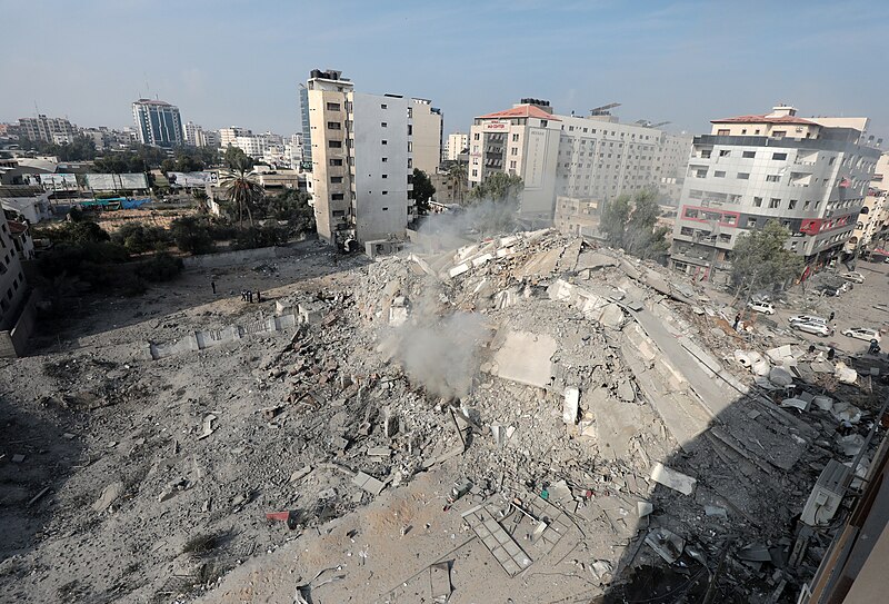 ملف:Damage in Gaza Strip during the October 2023 - 05.jpg