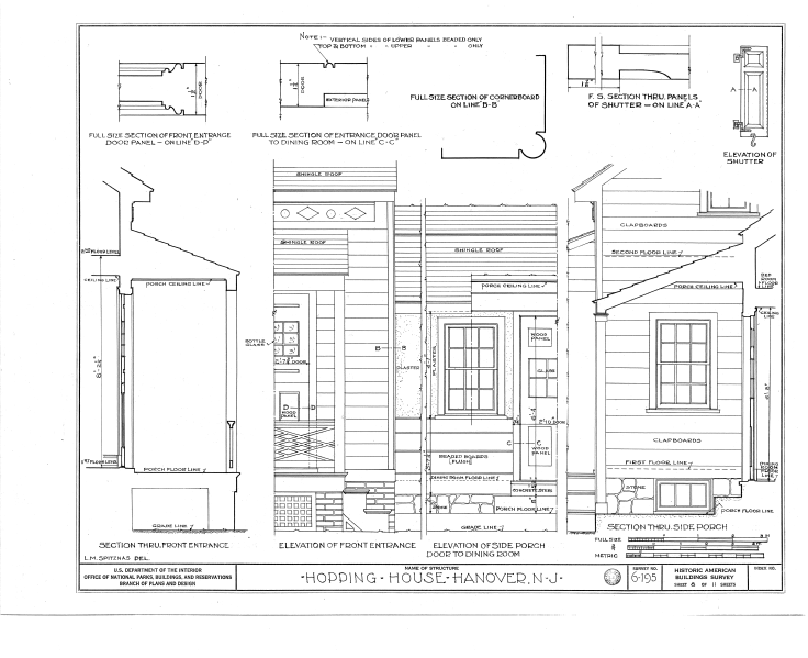 File:Daniel Hopping House, Hanover Road, Hanover, Morris County, NJ HABS NJ,14-HANO,1- (sheet 8 of 11).png