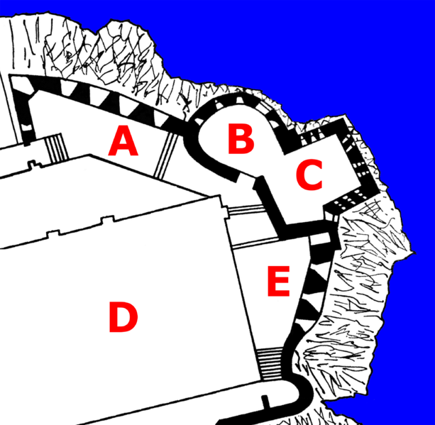 File:Dartmouth Castle diagram labelled.png