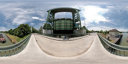 Datteln Schleuse Panorama