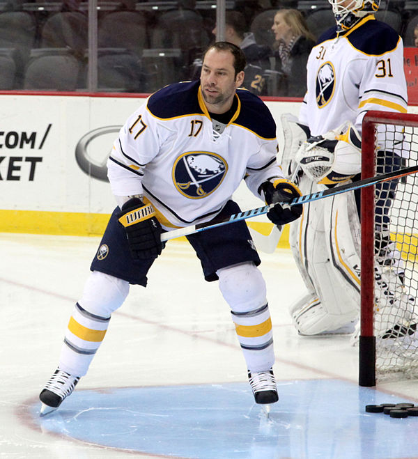 Legwand with the Buffalo Sabres in 2016