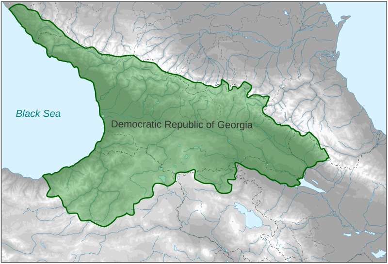 File:Democratic Republic of Georgia 1920.svg