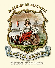 Escudo de armas del Distrito de Columbia (ilustrado, 1876) .jpg