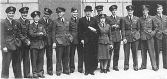 Dowding with some of "The Few" Dowding and The Few.jpg