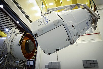 Dragon being mated to Falcon 9