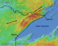 Geologic map of Duluth area