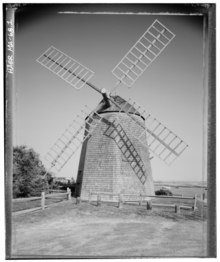 EXTERIOR - Judah Baker Windmill, Yarmouth, Barnstable County, MA HAER MASS,1-YARM,2-1.tif