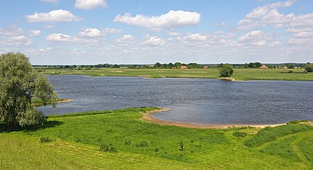 Elbe bei KM533,5 Schutschur