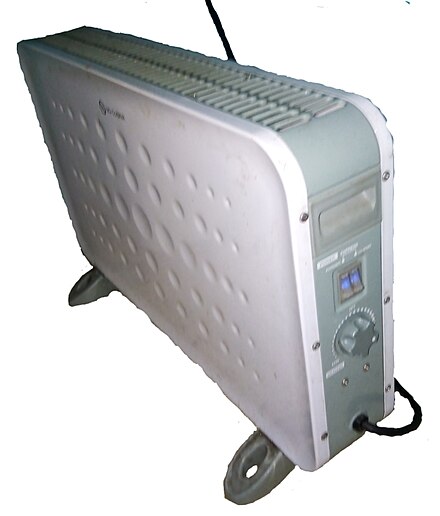 An electric convection heater.