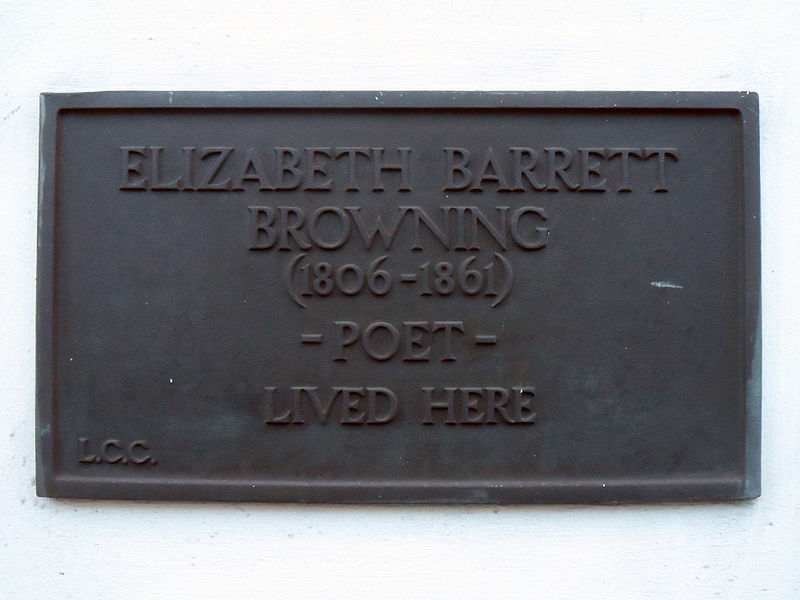 File:Elizabeth Barrett Browning (1806-1861) Poet lived here.jpg