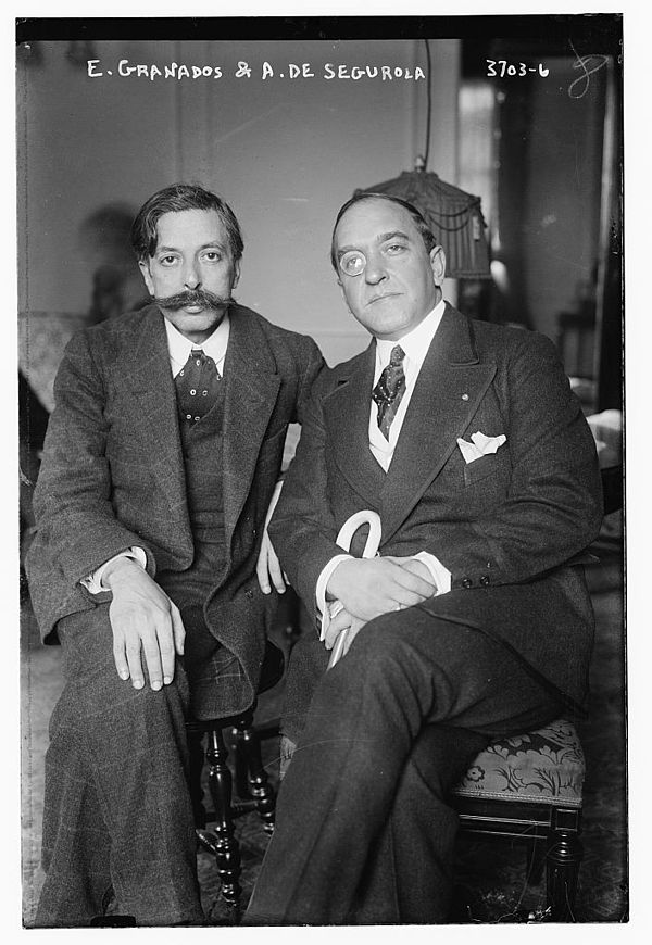 Enrique Granados and Andrés de Segurola in 1915