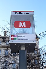 Miniatura per Bellecour (mètro de Lion)