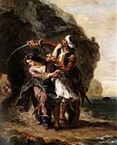 Eugène Delacroix, Nevjesta iz Abidosa, prema Byronovoj poemi