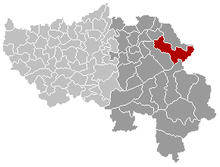 Eupen Liège Belgium Map.png