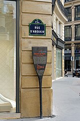 Panneau Histoire de Paris.