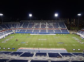 FAU Stadium, current home of the Owls football team FAUStadium night.jpg