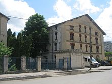 Clădirea-monument istoric a Depozitului de tutun din cadrul Fabricii de Țigarete din Iași, clădire construită în anul 1894.