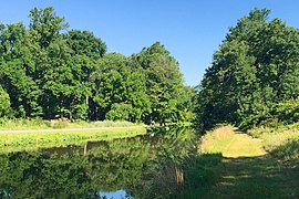 Feeder canal for the Delaware and Raritan Canal and hiking trails