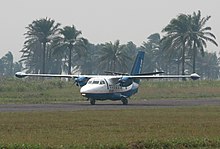 Let L-410 Turbolet 9Q-CDN at Kikwit Airport Filair kikwit.jpg