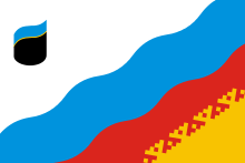 Flag of Gubkinsky (Yamal Nenetsia).svg