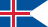 Bandera de Islandia