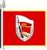 Drapeau du ministère de la Sécurité d'État (Stasi), Allemagne de l'Est, jusqu'en 1990