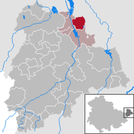 Kaart van Fockendorf