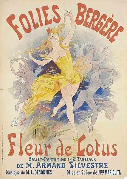 File:Folies Bergère, Fleur de Lotus, 1893, by Jules Chéret.jpg