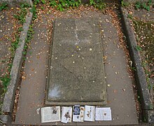 Former Karl Marx grave at the Highgate Cemetery Former Karl Marx grave at the Highgate Cemetery 03.jpg