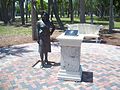 CeeCee Ross Lyles monument. She was one of the flight attendants on United Airlines Flight 93