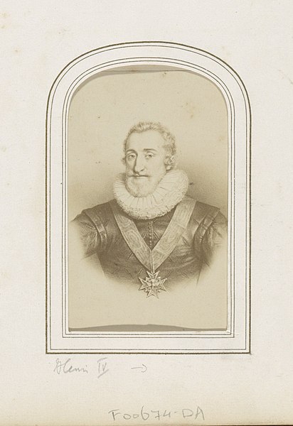 File:Fotoreproductie van (vermoedelijk) een prent van Henri IV, koning van Frankrijk Henri IV (titel op object), RP-F-F00674-DA.jpg