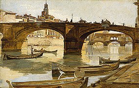 c.1880ː The Bridges in Florence