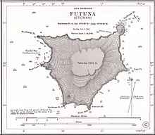 Nautical chart of Futuna island