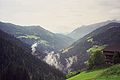 Gader valley seen from Costa - Gadertal von Costa aus gesehen