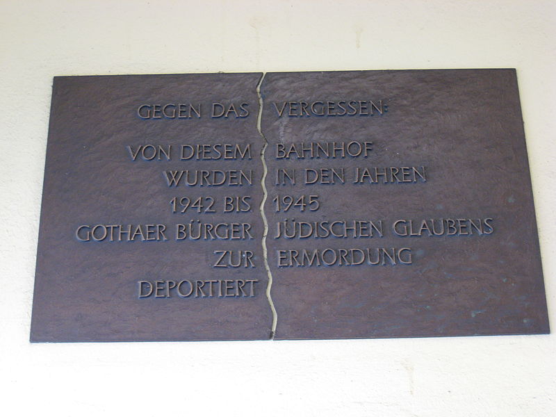 File:Gedenktafel Gotha Hauptbahnhof.JPG