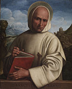 Saint Bruno, 1520, huile sur bois.