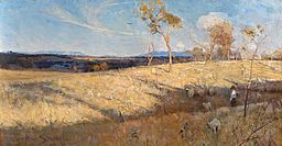 Golden Summer, Eaglemont av Arthur Streeton (1889).