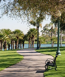 South Lake Park in Estrella, on the southern end of Goodyear